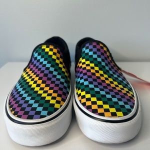 Vans Women’s Size 6 Multicolored Check Slide